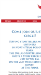 Mobile Screenshot of dallasstorytelling.org